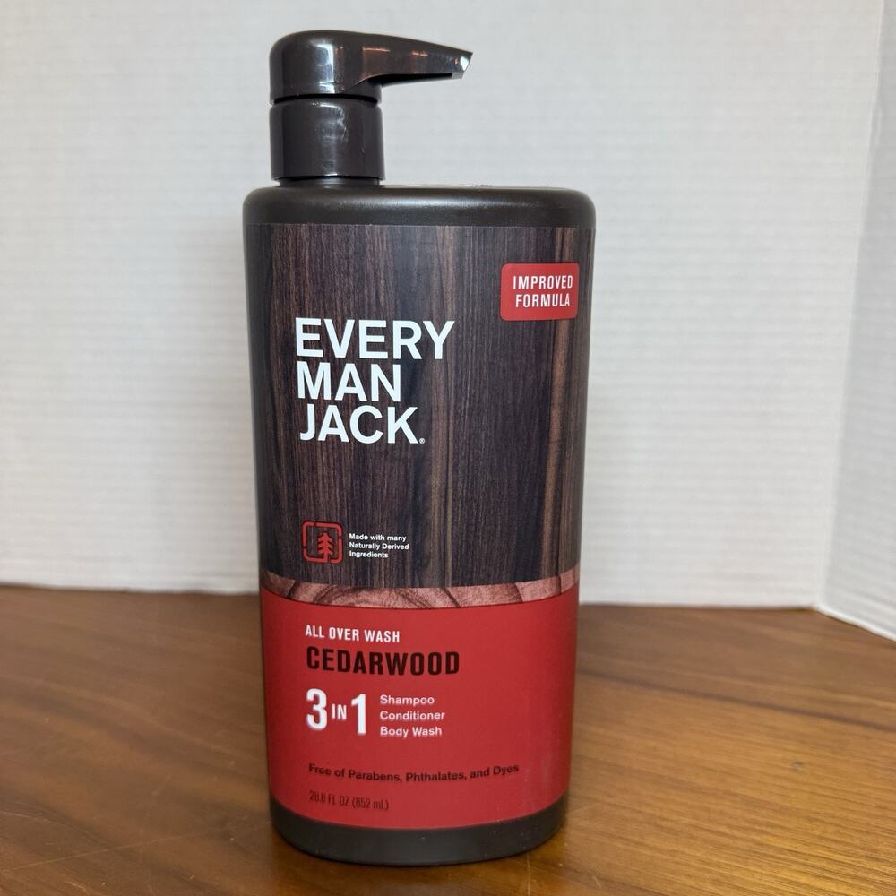 Every Man Jack All Over Body Wash, Cedarwood 28.8floz New